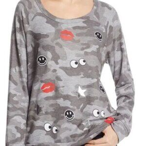 Lauren Moshi X Aqua printed sweatshirt